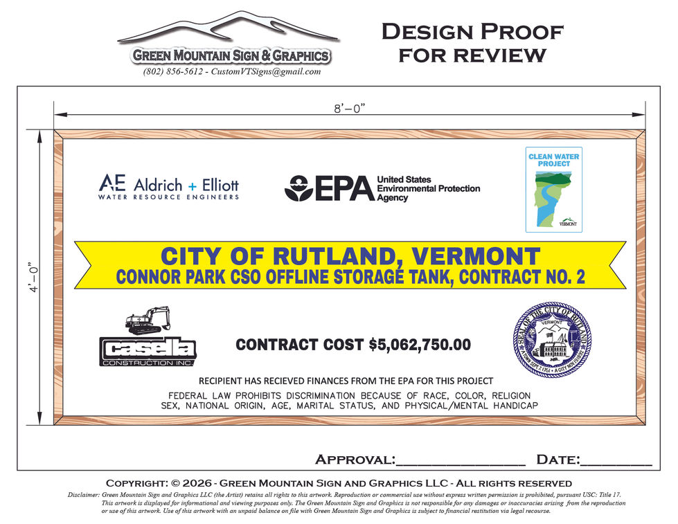 Casella Construction - Connor Park Site Sign Proof 1