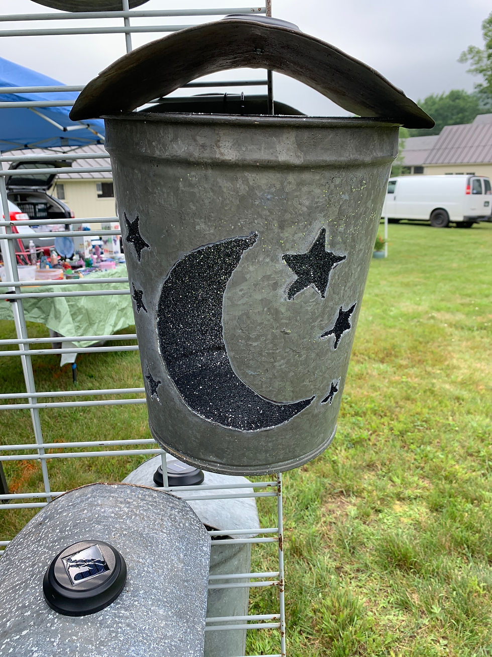 Thumbnail: Moon and Stars Solar LED Sap Bucket
