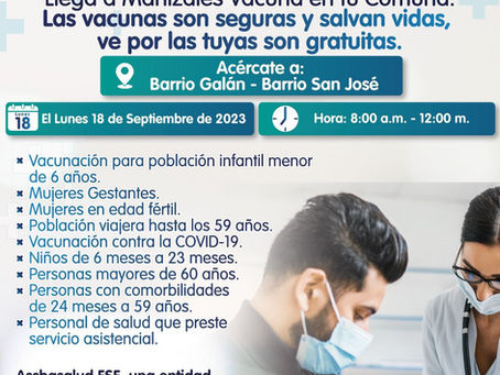 Gran jornada de vacunación.