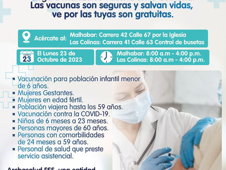 Jornada de vacunación.