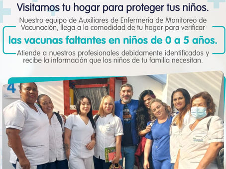 Visitamos tu hogar para proteger tus niños.