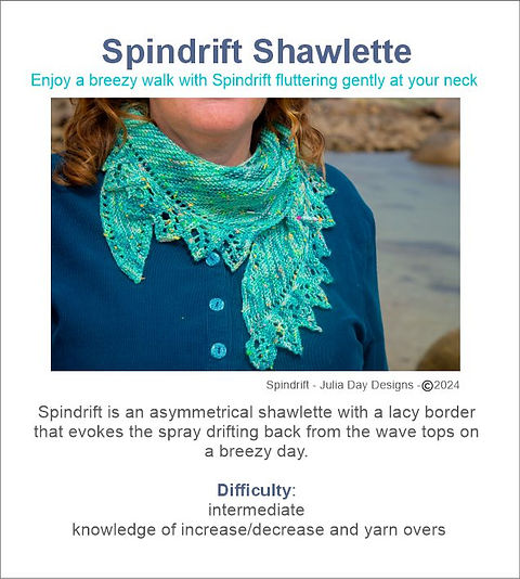 spindrift shawl