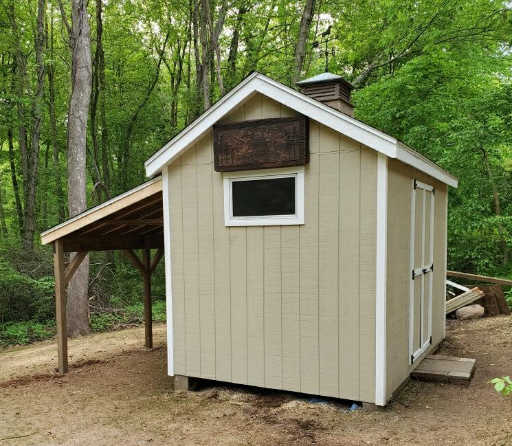 covered shed