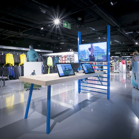 Aménagement d'un magasin de sport + salle de sport - Liège - Dominique Lombardo
