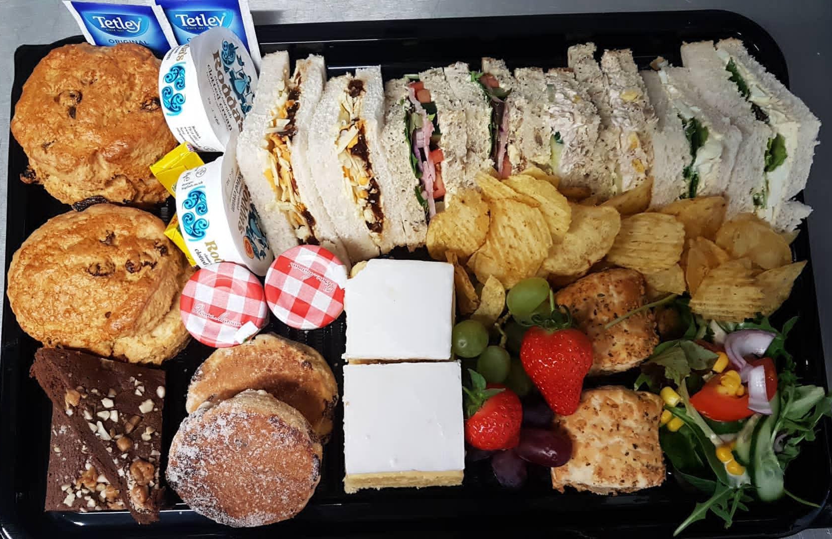 Arranged Food and Objects