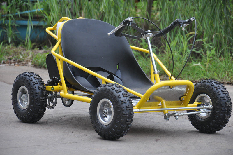Mini Yellow 49cc Go Kart