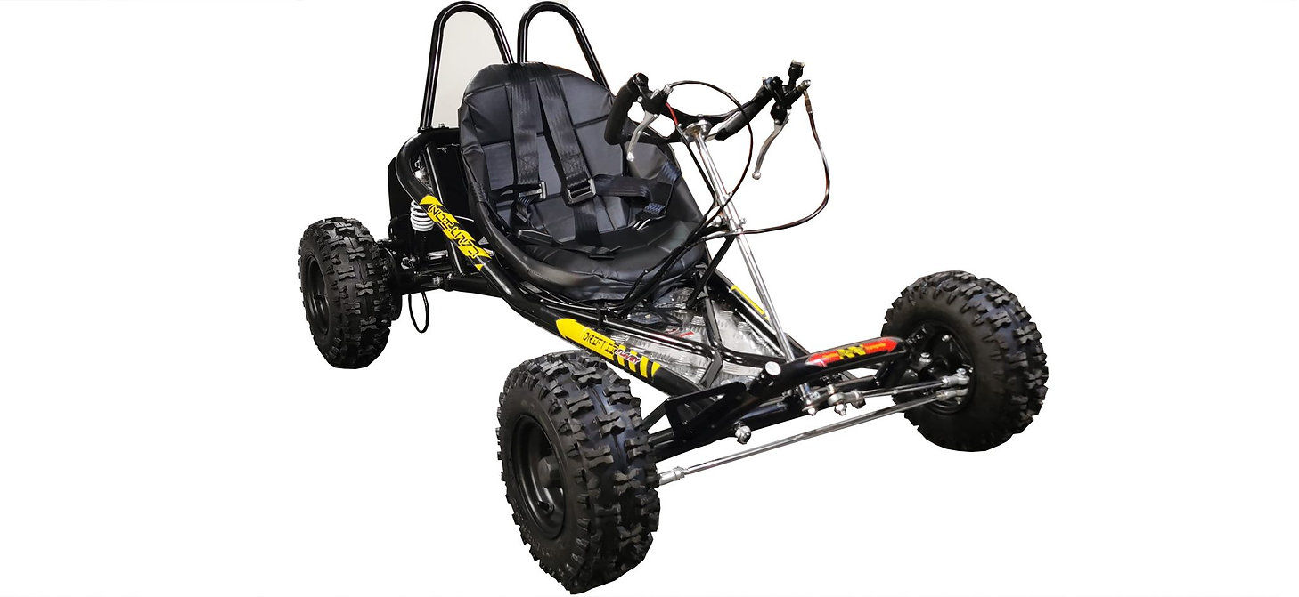 Black 200cc Go Kart