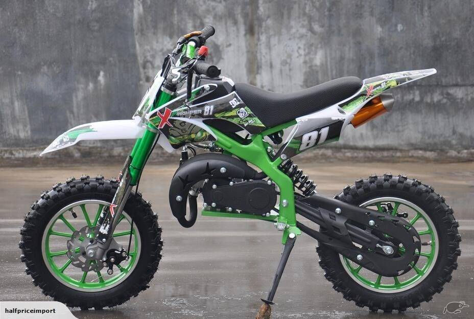49cc Green Dirt Bike Mini