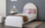 Single White Bed Frame