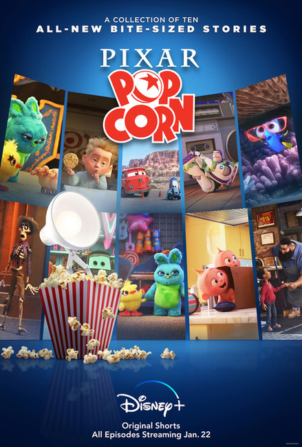 Pixar Popcorn (Car shorts)