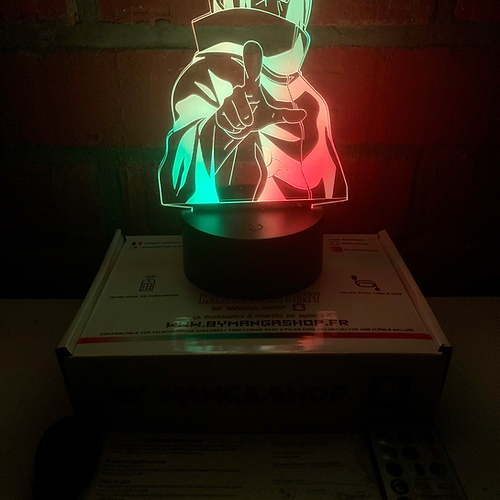 Lampe 3D LED - ITACHI - dos