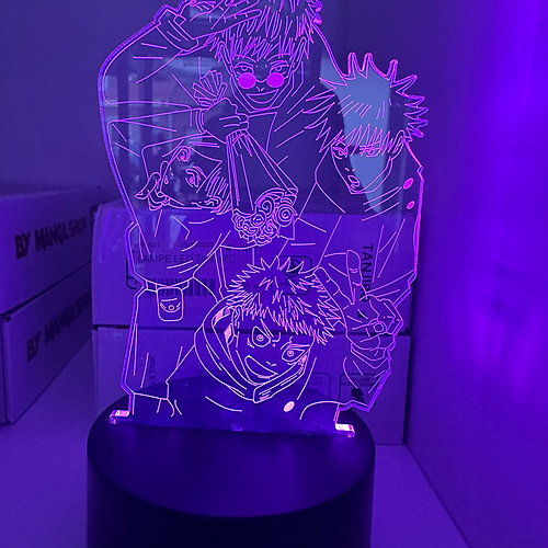 Lampe 3D LED - JJK TEAM - dos