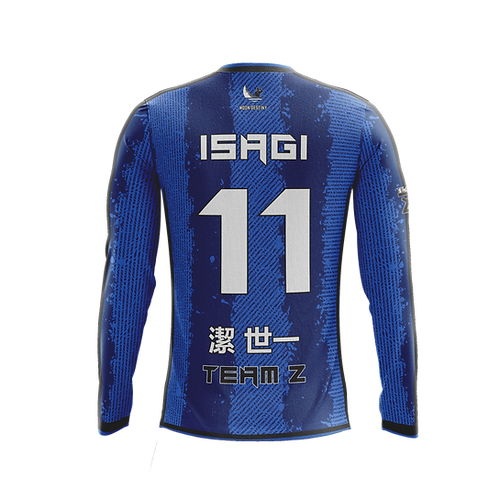 Maillot de foot ISAGI - Manches longues - dos