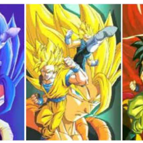 Display 3D - Gogeta/Goku/Vegeta