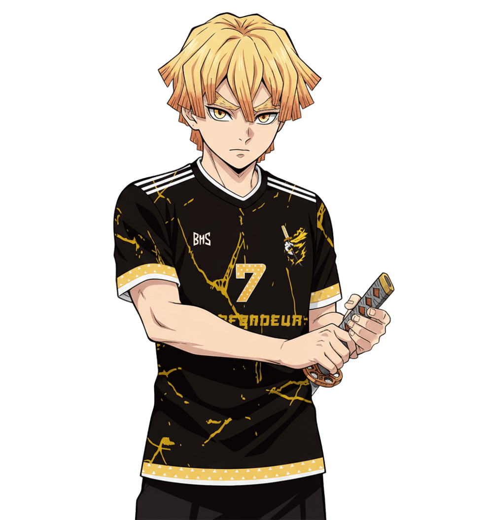 Zenitsu en maillot BYMANGASHOP