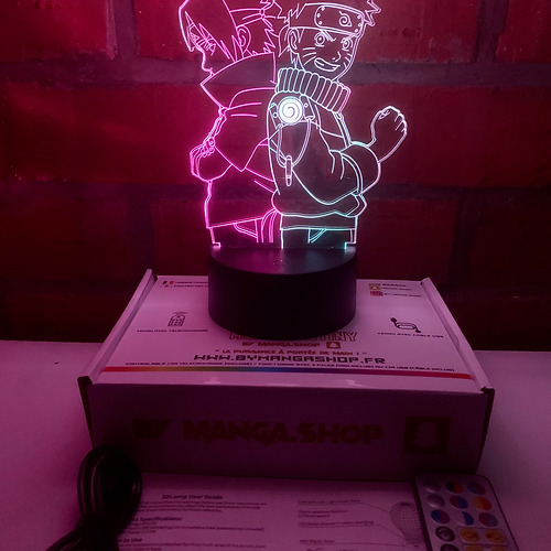 Lampe 3D LED - SASUKE / NARUTO