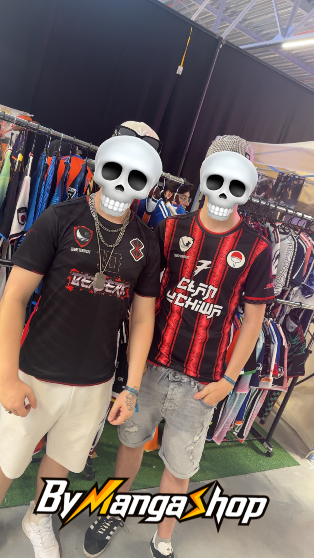 Client BYMANGASHOP avec son maillot