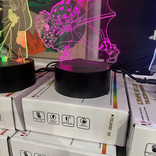 Lampe 3D LED - ZENITSU - dos