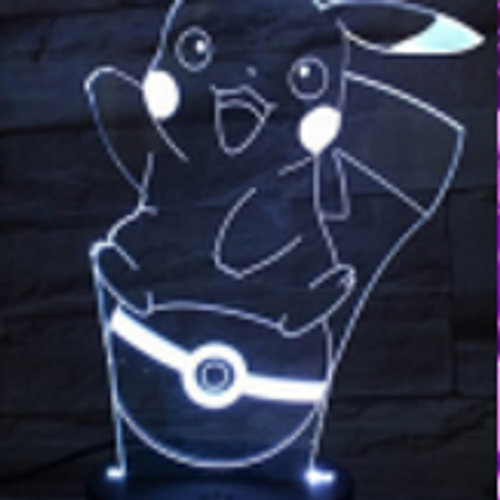 Lampe 3D LED -PIKACHU