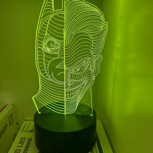 Lampe 3D LED - JOKER/BATMAN
