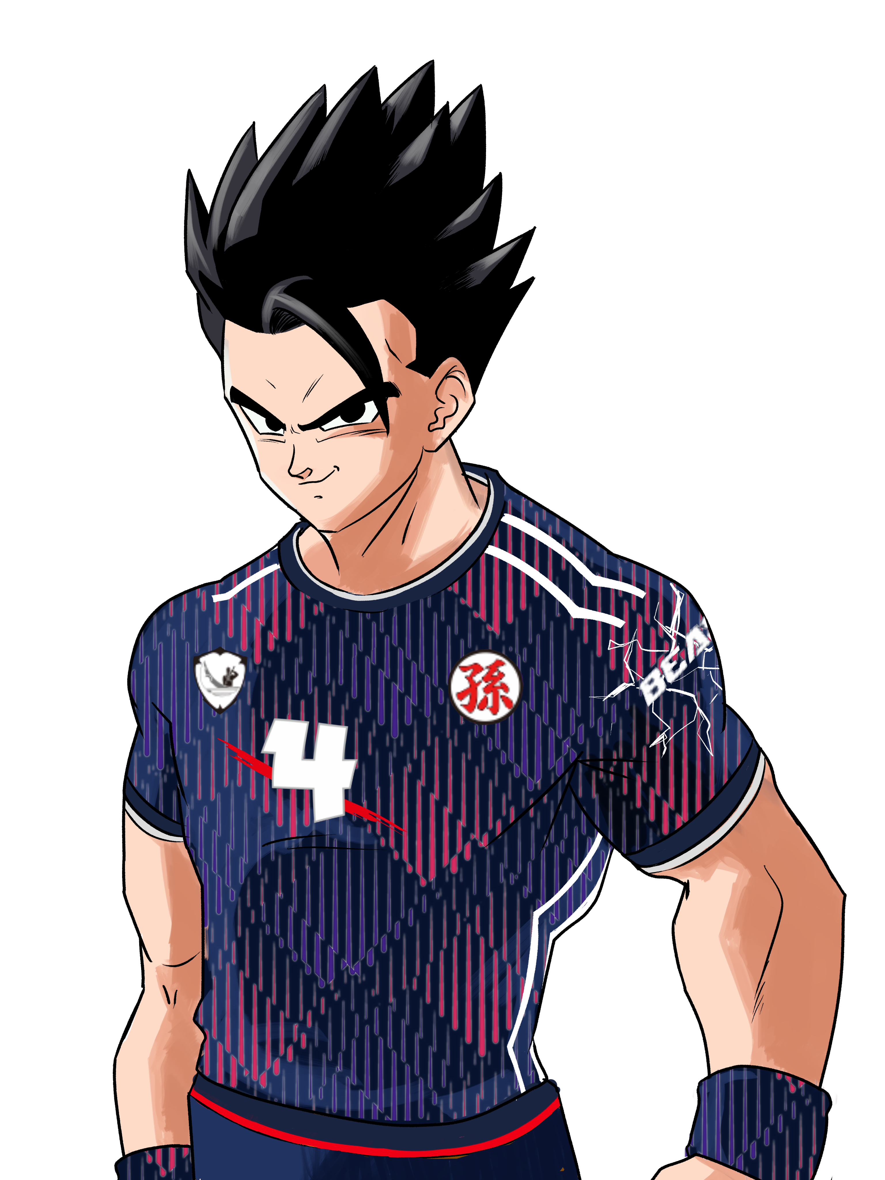 Gohan en maillot BYMANGASHOP