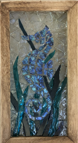 Green & Purple Seahorse - SOLD