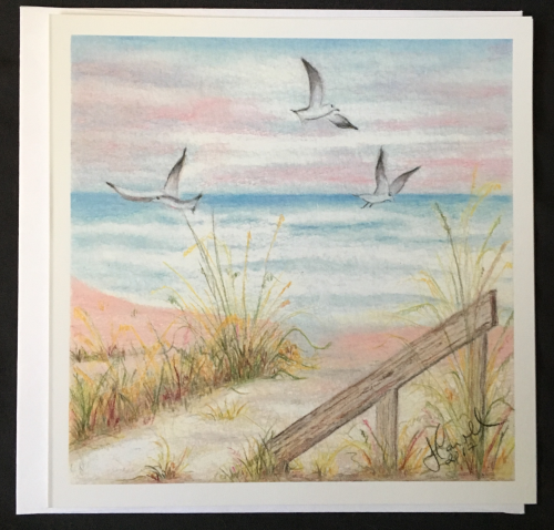 Seagulls & Sand dunes
