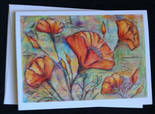 Abstract Poppies