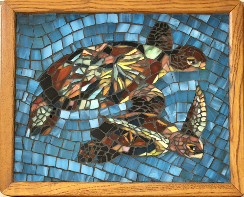 Two Sea Turtles