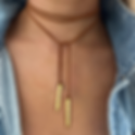Gold Drop Necklace 