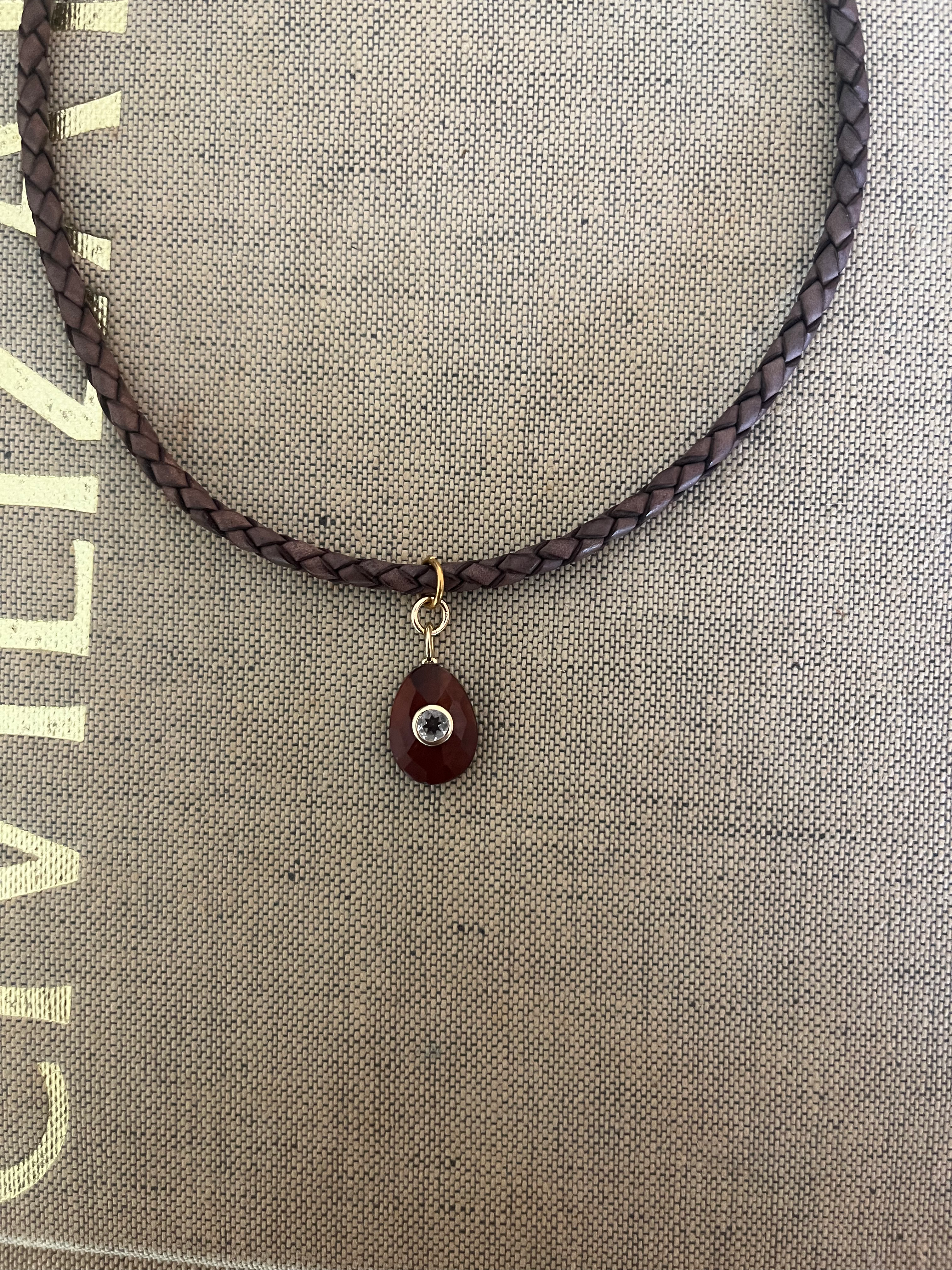 Drift Brazilian Tiger's Eye Cord Necklace