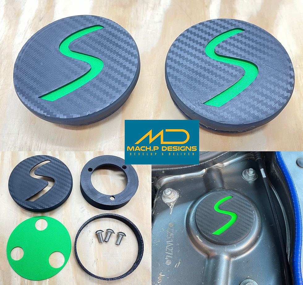 Thumbnail: Carbon Fibre Effect Suspension Strut Covers R50 R52 R53 2002-2007 Models