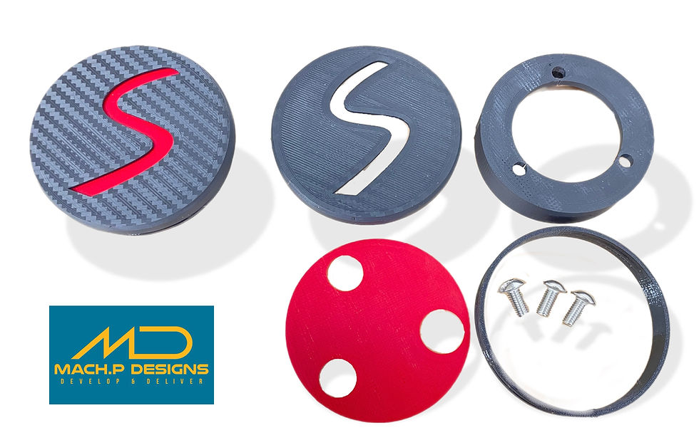 Thumbnail: Carbon Fibre Effect Suspension Strut Covers R50 R52 R53 2002-2007 Models