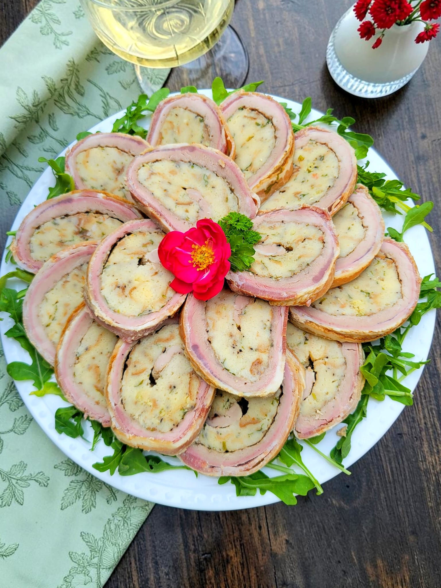 Herb-stuffed Pork Tenderloin (10 ppl)