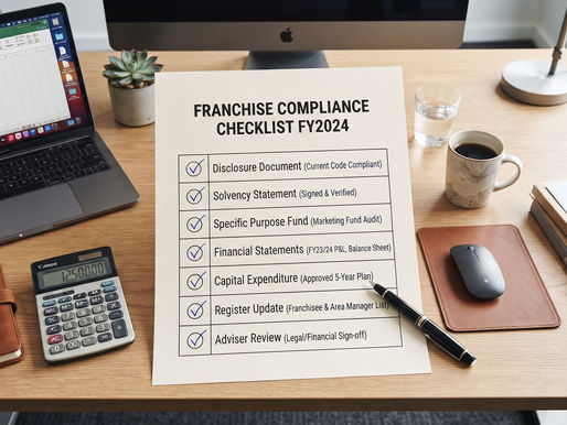 Annual Franchise Disclosure: Get Your House In Order Before 31 October