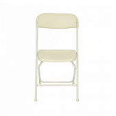 Ivory Plastic Folding Chairs