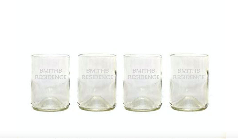 Thumbnail: 16 Ounce | 470 mls Clear Recycled Tumbler Cups | Bottle Glasses | Custom Engrave