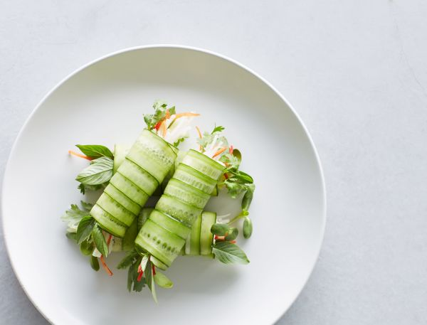 Una opción de gastronomía saludable en un centro wellness en Ubud