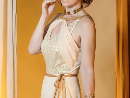 Golden Vibes im Studio – ein Shootingtraum wird wahr