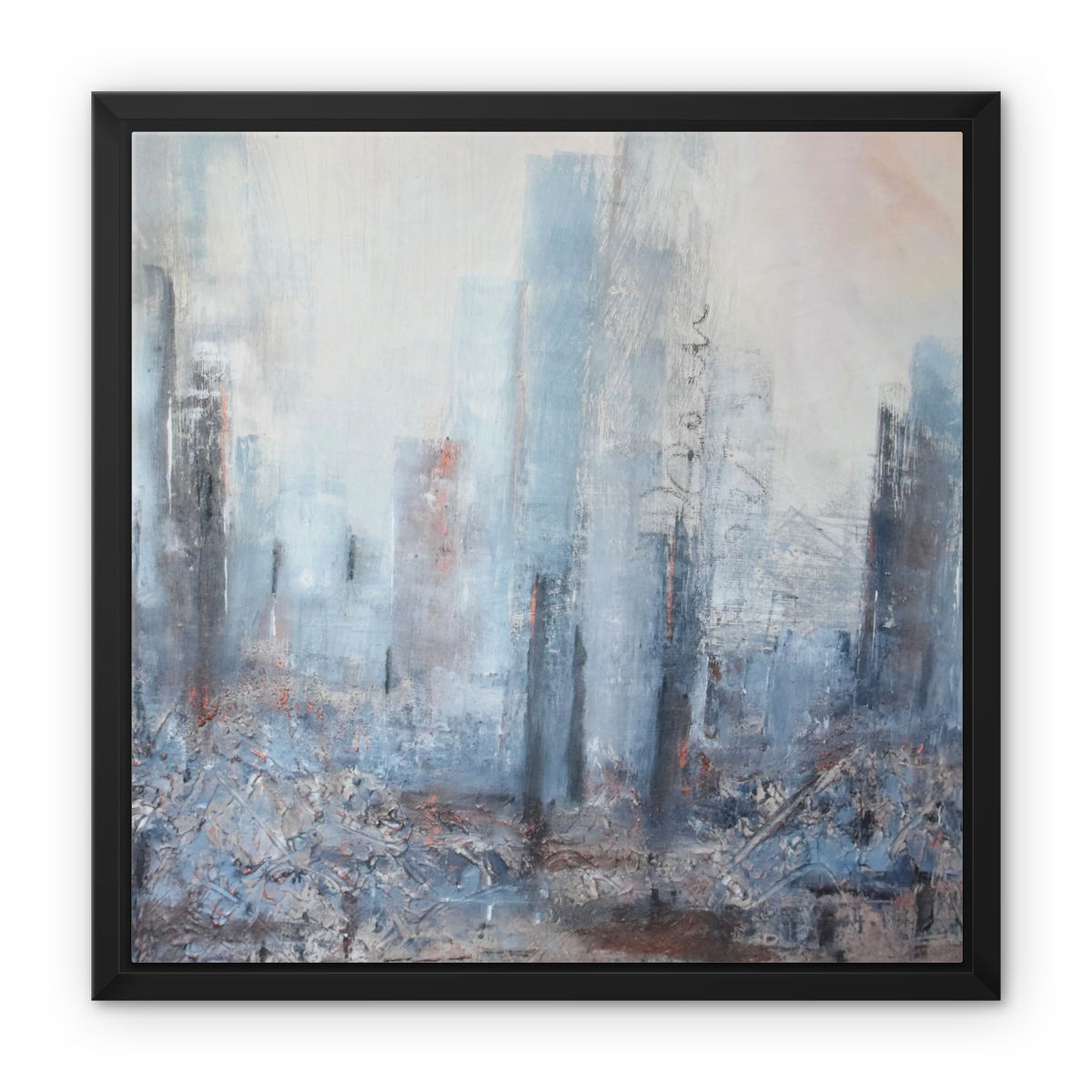 PRINT - FRAMED CANVAS - URBAN OXIDISATION