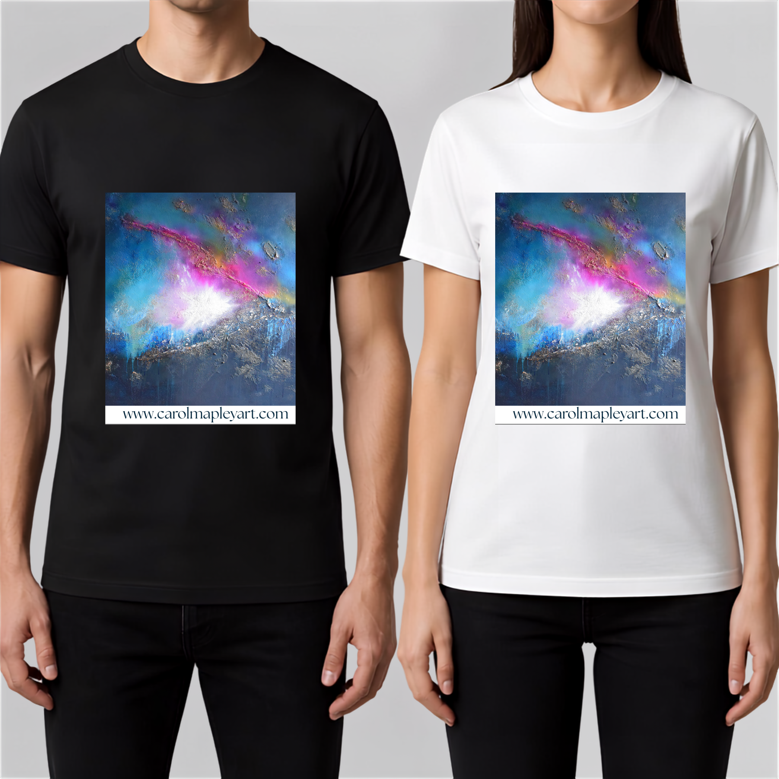 ART PRINT T-SHIRT - ADRIFT UNDER WOUNDED SKIES