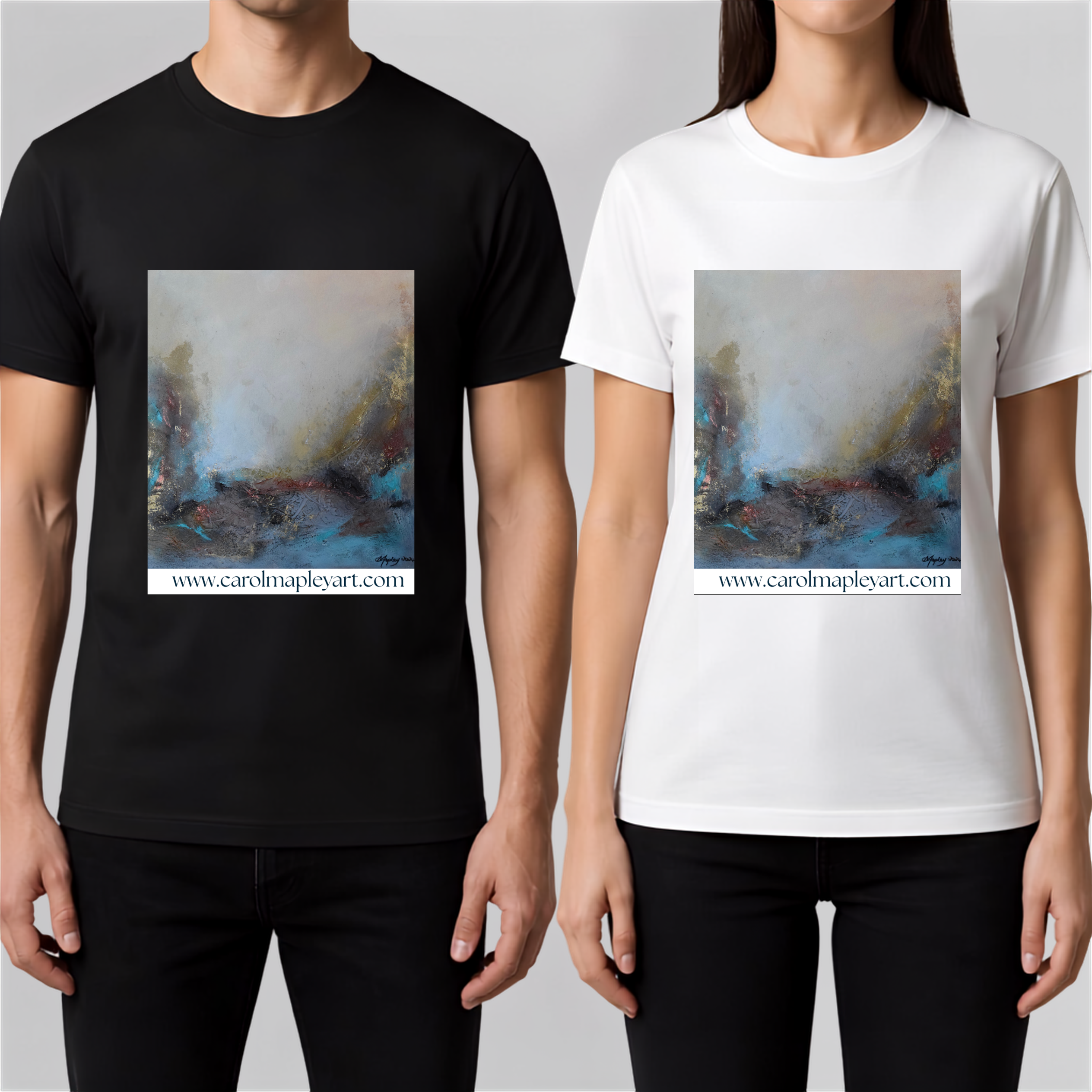 ART PRINT T-SHIRT - GOLDEN SILENCE
