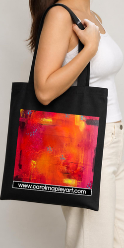 SHOPPING TOTE BAG - GEOMETRY OF FIRE
