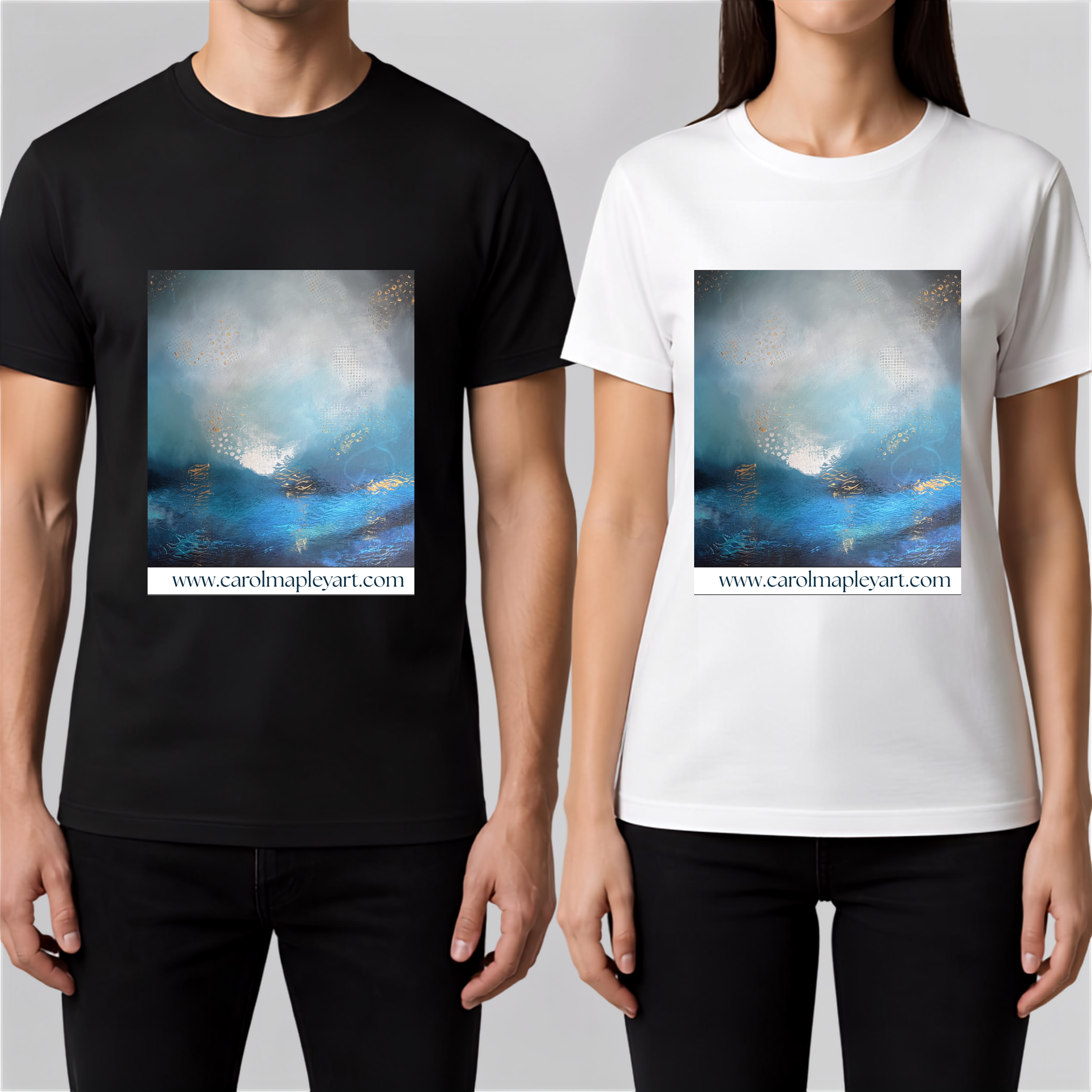 ART PRINT T-SHIRT - SALTWATER STORMS