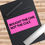 Thumbnail: Pink bumper sticker with text "Bought the car not the cult" on a table