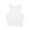 Thumbnail: Front view of Love Light & Pride Women's Micro Rib Tank Top in Black