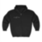 Black Zip Up Hoodie Front