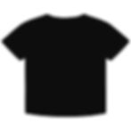 Back view of Love, Light & Pride Organic Rib Baby Tee in Black