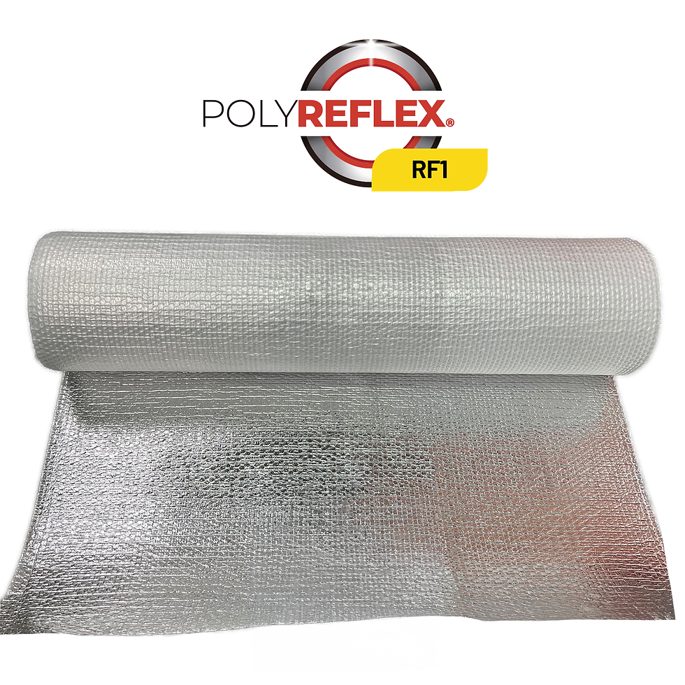 Miniatura: RF1 Aislante Térmico Reflexivo de Aluminio Lamina Reflectiva una Cara(35x1.20m)