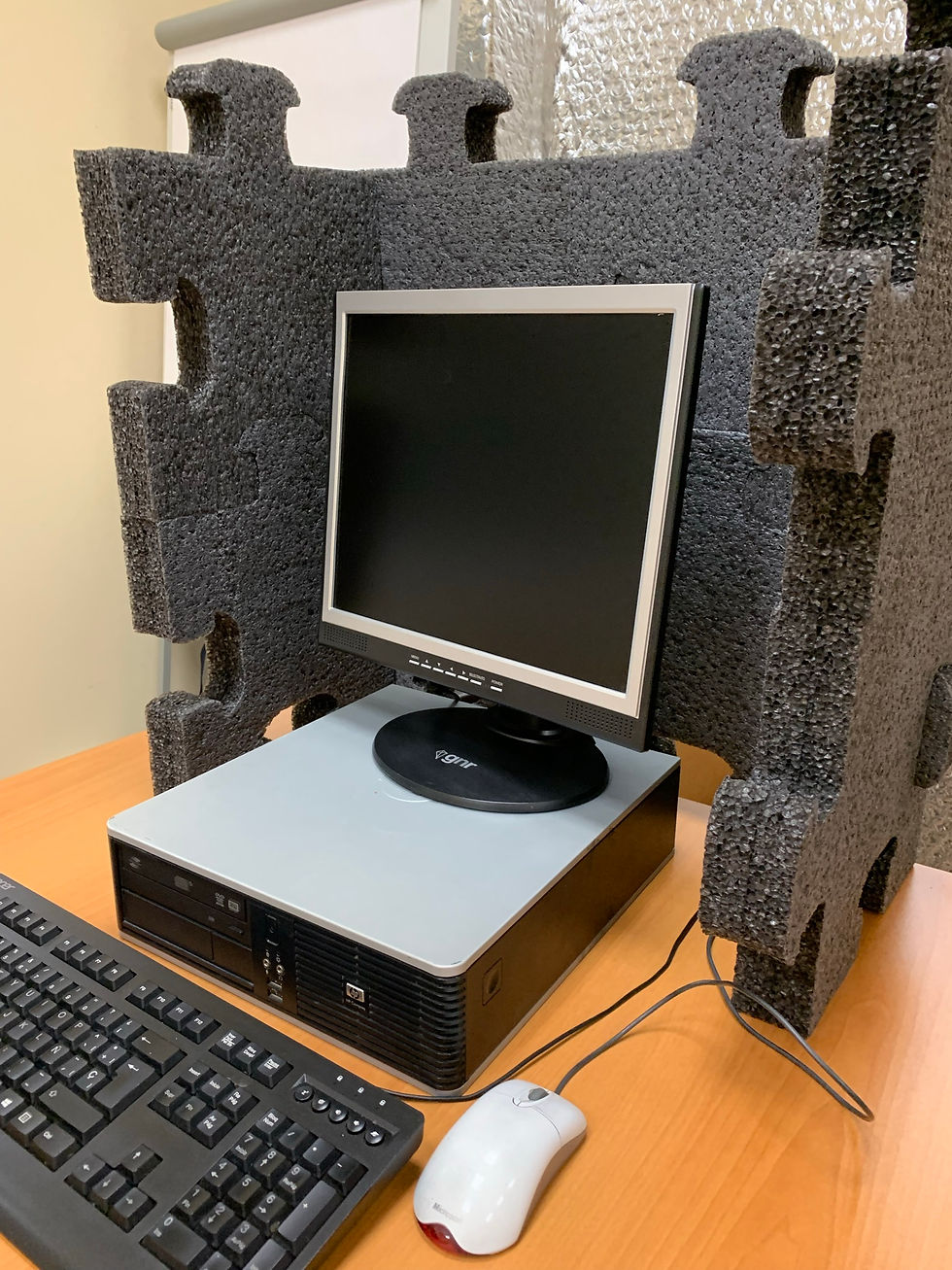 Miniatura: Divisor Acústico Escritorio Reducir Rudio y Distracciones Visuales.